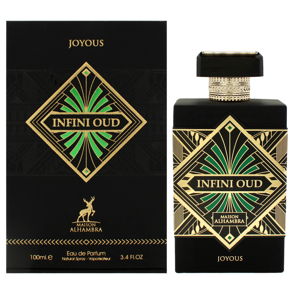 Infini Oud Joyous by Maison Alhambra for Unisex - 3.4 oz EDP Spray
